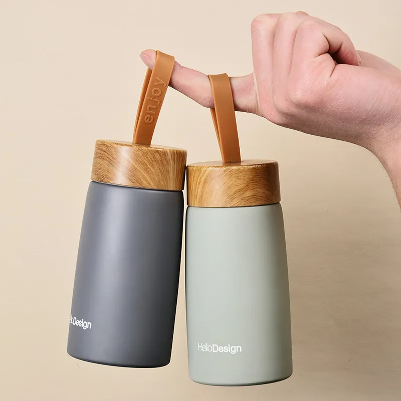 Insulated Coffee Mug Stainless Steel Tumbler Water Vacuum Flask Mini Water Bottle Portable Travel Mug Cup