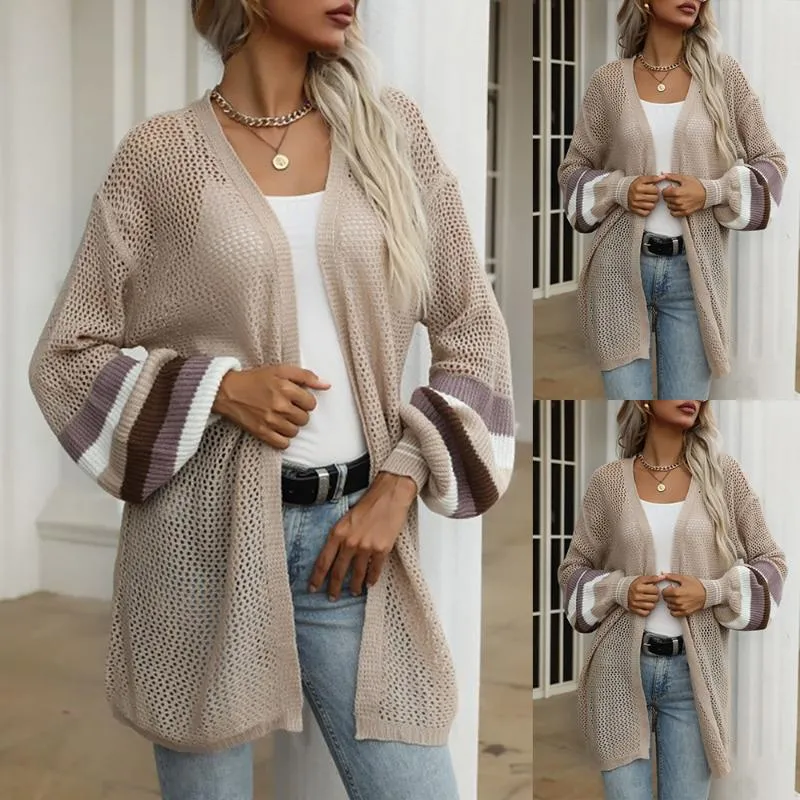 Women's Knits & Tees Summer Air Conditioning Opened Ladies Shirt Cardigan Thin Transparent 2021 Coat Long Sleeved Tops