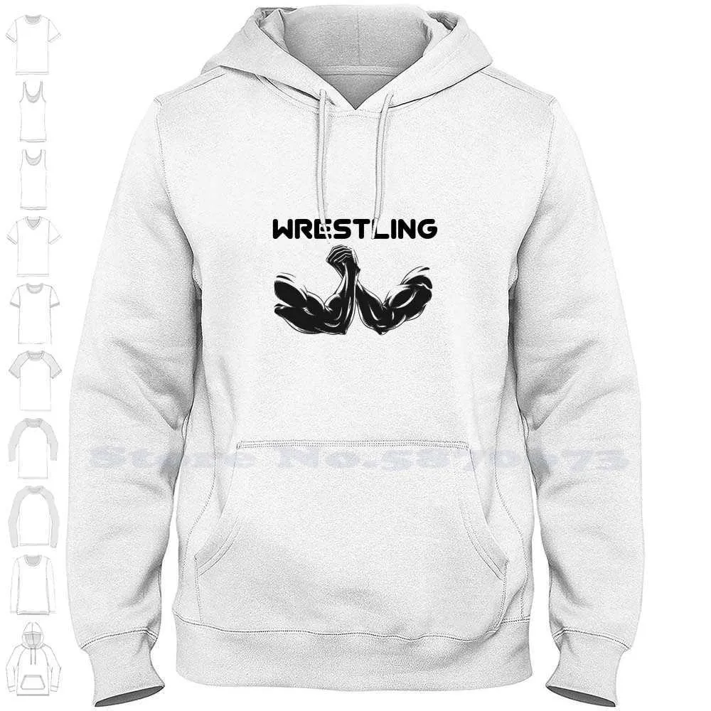 Wrestling Hoodies Sweatshirt för män Kvinnor Wrestling Wrestle Grappling Team World Amateur Wrestling Champion Professional G1007