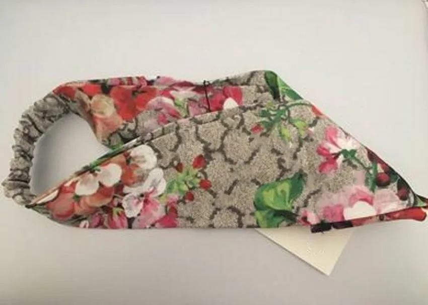 Elastische Hoofdband Voor Mannen En Vrouwen 2021 Brief Pailletten Ontwerp Groen Rode Bloem Haarbanden Meisje Retro Tulband Headwraps