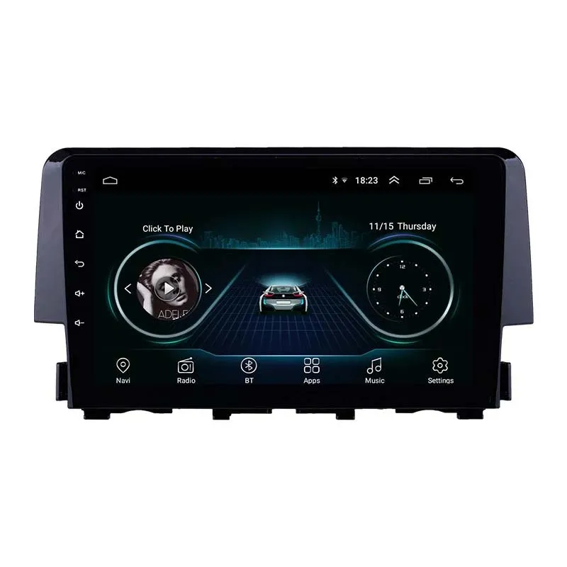 Android 2DIN Car DVD Radio Stereo Odtwarzacz wideo dla Honda CIVIC-2016 Wsparcie Carplay DVR OBD Redview Camera SWC WIFI