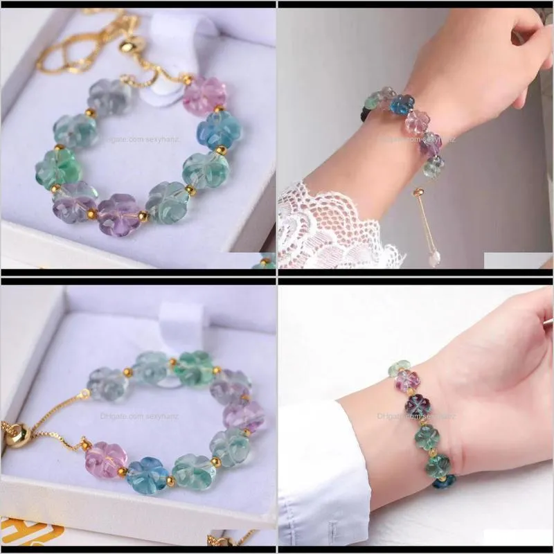 link green geometric hand decoration constellation simple women`s zodiac silver beaded not easy to fatigue fashion bracelet