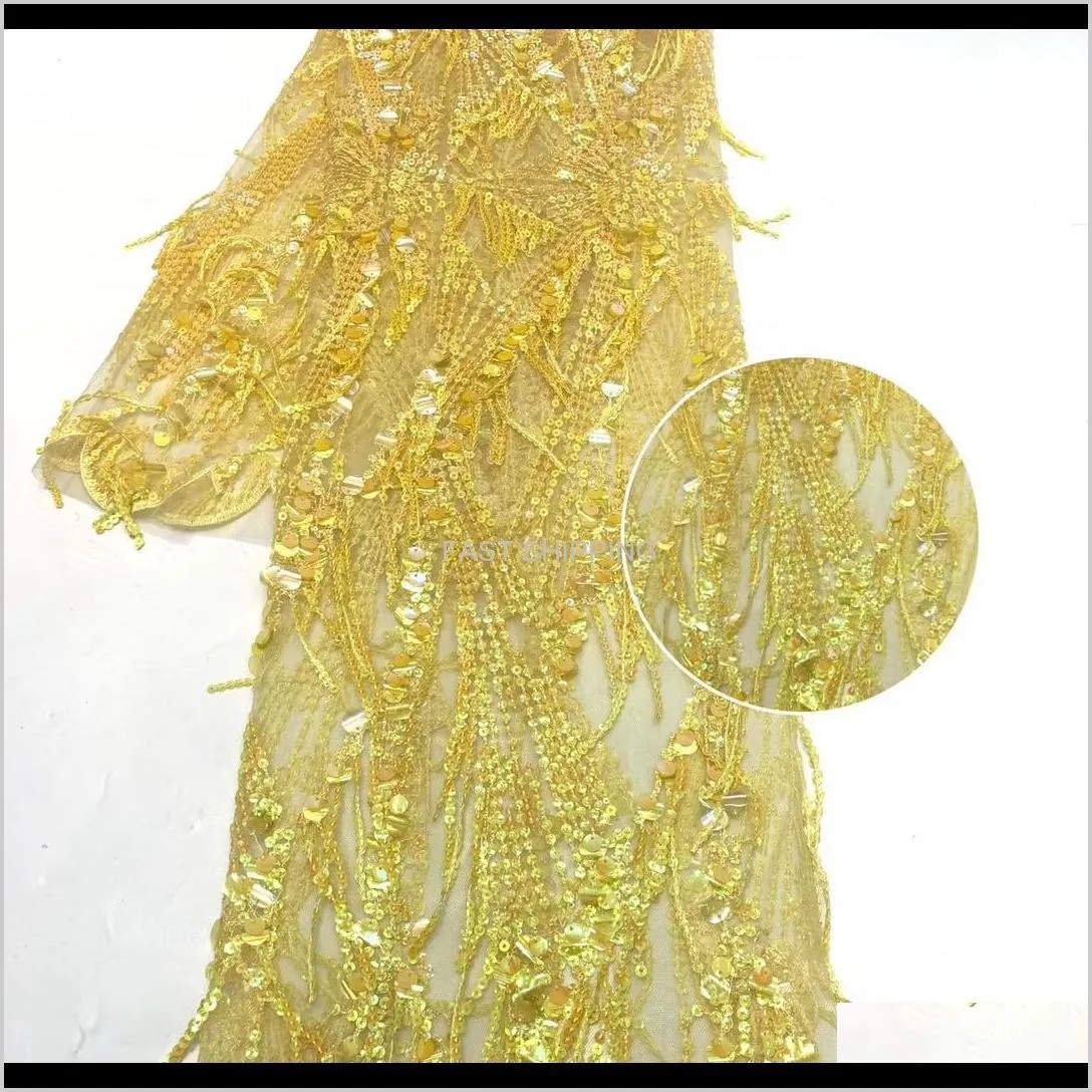3D Sequins African French Tulle Lace
