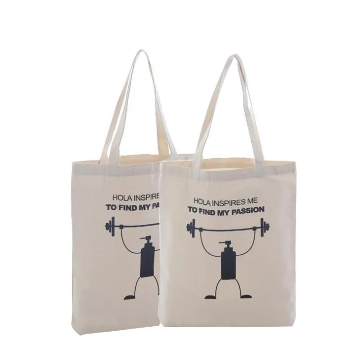 DIY Advertising Sublimation Canvas Bag Eco-friendly blank shopping handbag Women`s cotton bags heat transfer printing SN2725