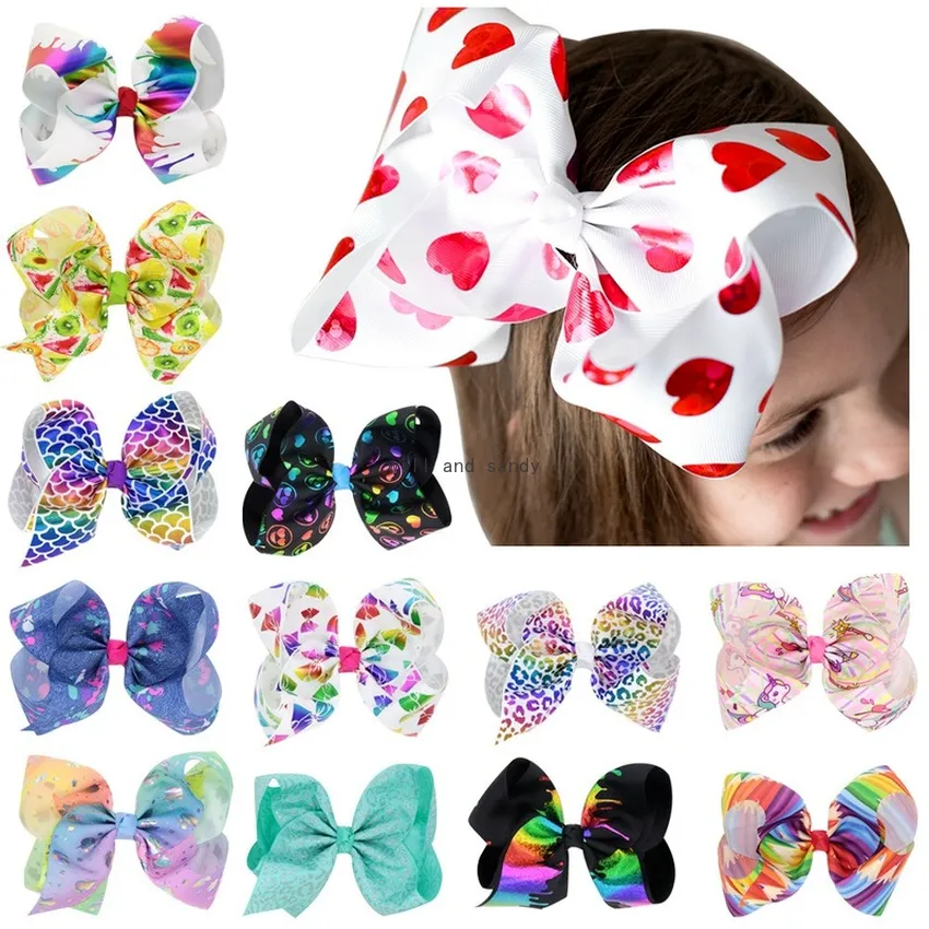 Gilding Stripe Heart Bow Knot Barrettes Haarclips Bobby pin haarspeld meisjes kinderen mode sieraden wil en zandig