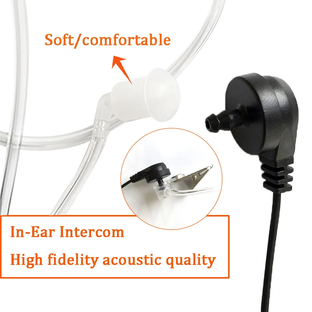 Two way radio sales earpiece with mic