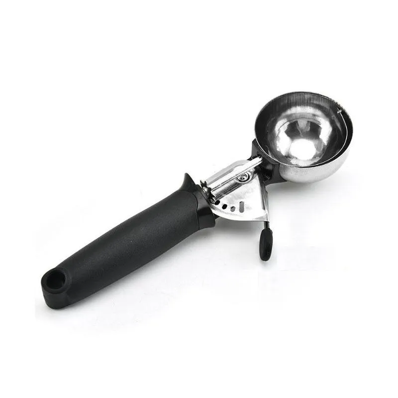 High Quality Stainless Steel Ice Cream Tools Scoop Fruit Digging Ball Scoop Household Gadgets Kitchen Dining Bar DIY GH0032