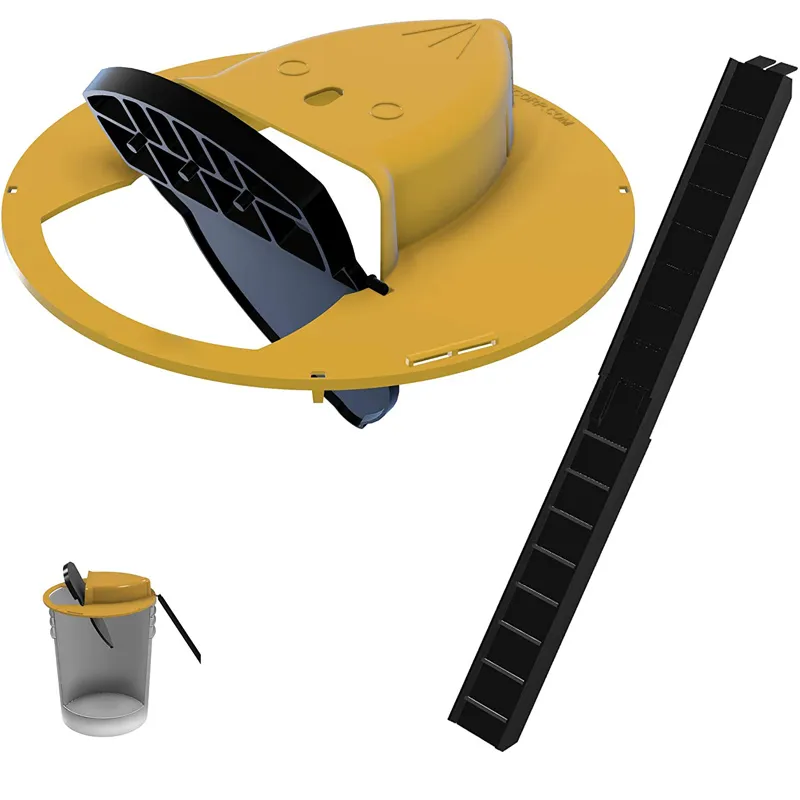 5 Gallon Bucket Mouse Trap Lid - Humane Auto Reset Mice Catcher, Multi ...