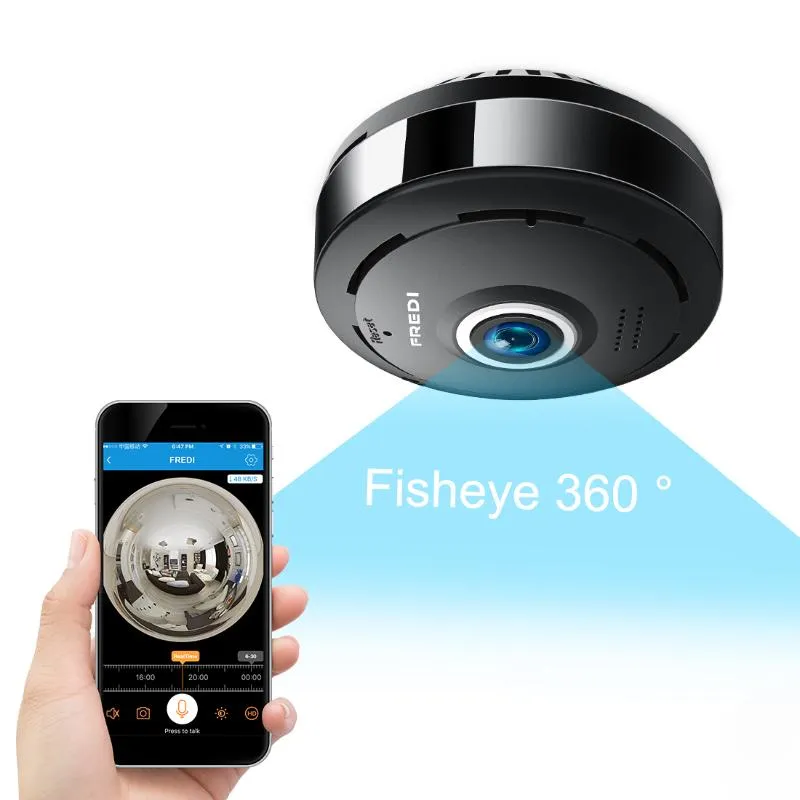 カメラFredi 960p HD 1.3MP IPカメラ360度パノラマの魚眼レンズ ...