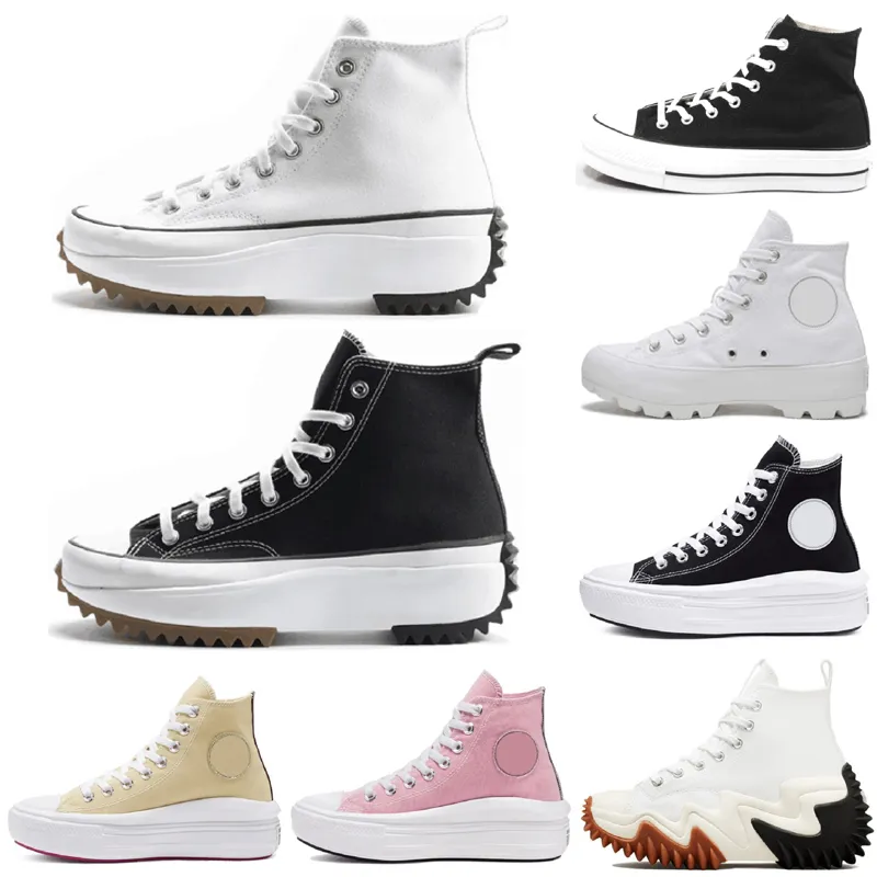 2023 Classique Toile hommes femmes chaussures décontractées Sneaker plate-forme chaussure Triple Noir Blanc Haut Bas Hommes Femmes Sport Baskets taille 35-40