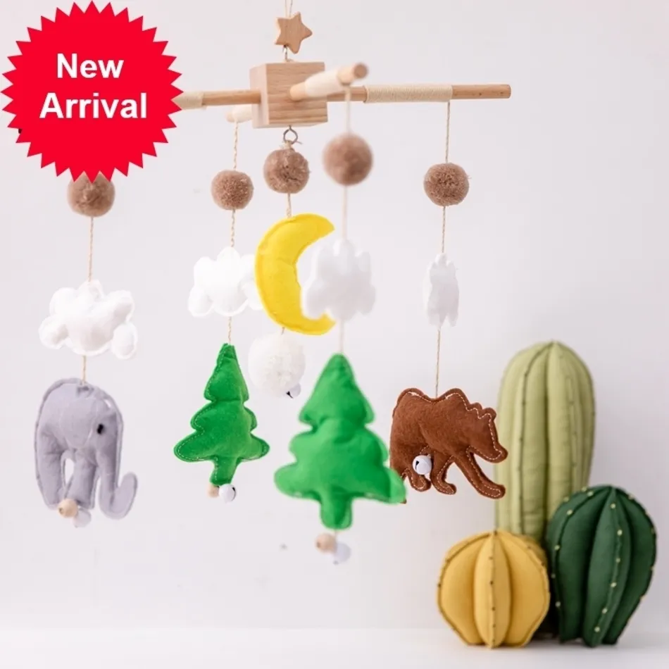 Stroller Designers Baby Bed Bell Wind Chimes Toy Soother Nursery Decor Gift Hanging Rattles W75O