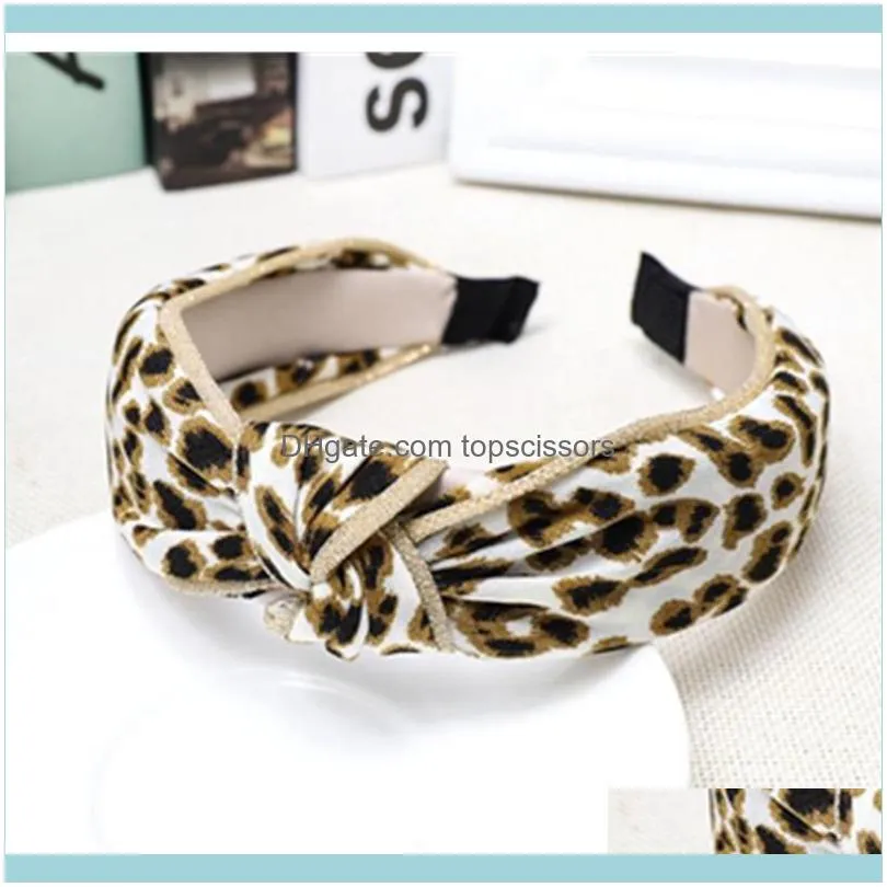 Special Leopard Print Knot Hairband For Ladies Headdress Women Hair Accessories Animal Headband Face Wash Hoop1