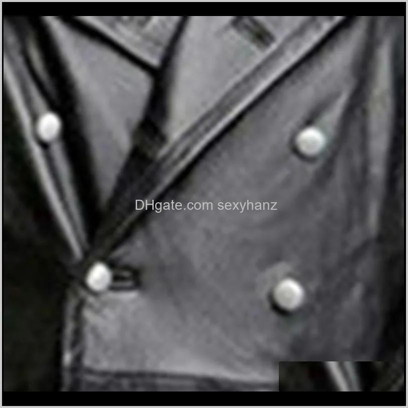 men`s new style medieval vintage leather clothes pure long leather jacket trench coat male clothing streetwear windbreaker 12.251