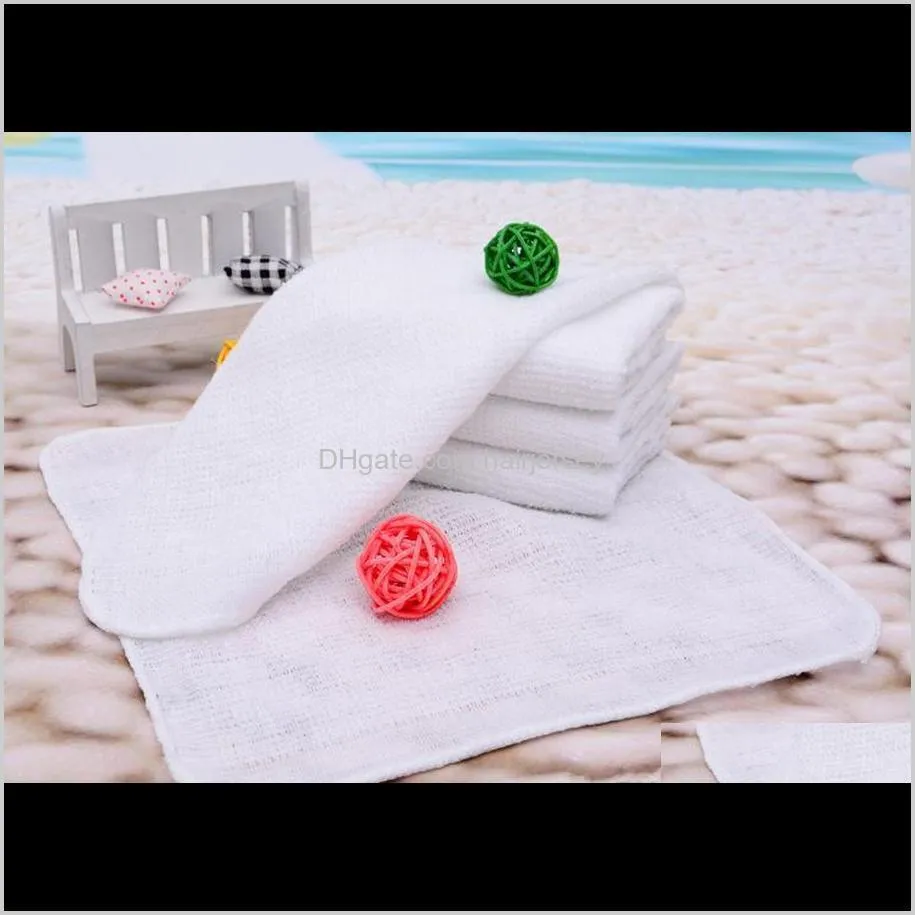 white small square towel 20x20cm custom gift giveaway cheap towel absorbent hand towel hotel cotton napkin handkerchief kitchen rag