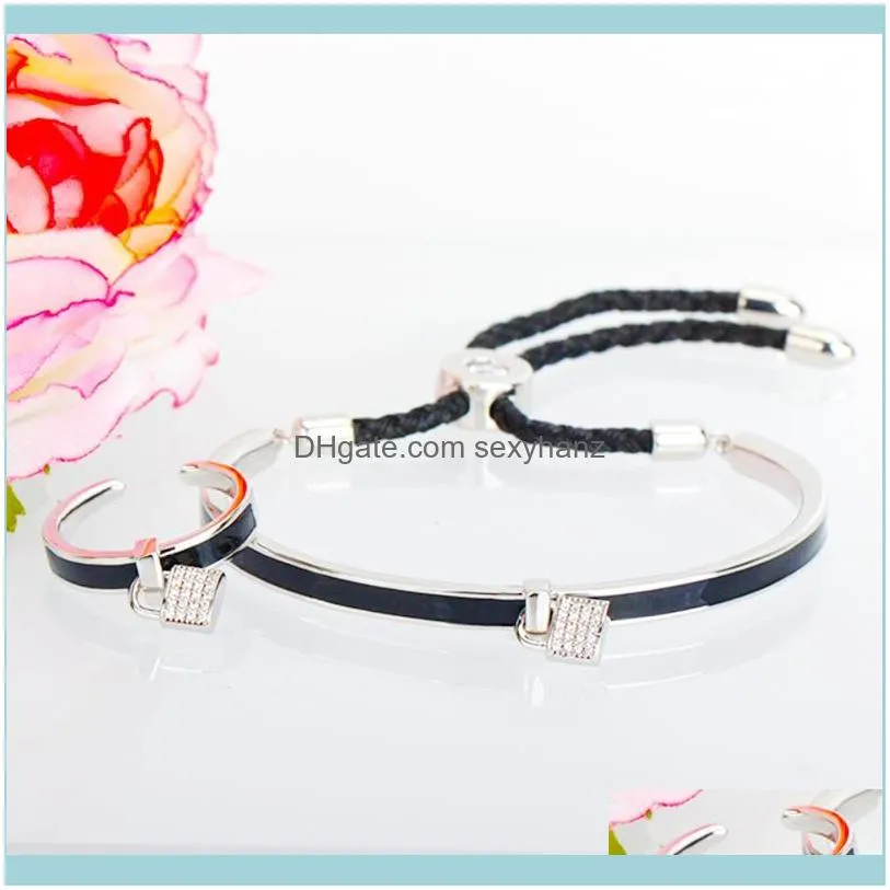 Arrival Lock Shape Bolo Bracelet Ring Set For Women Daily Wear Cubic Zirconia CZ Zircon Crystal Adjustable Earrings & Necklace