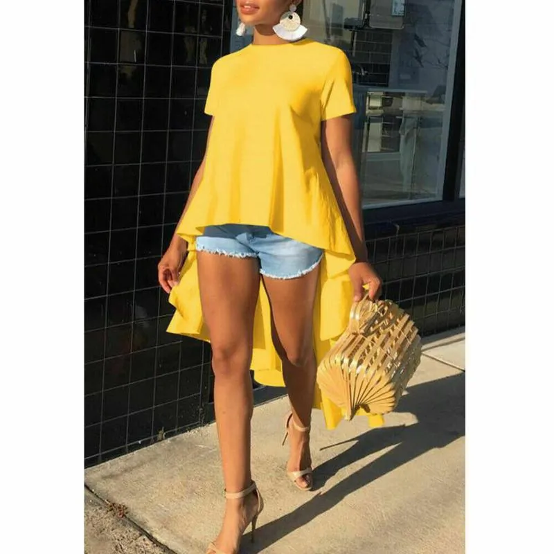 high low summer tops