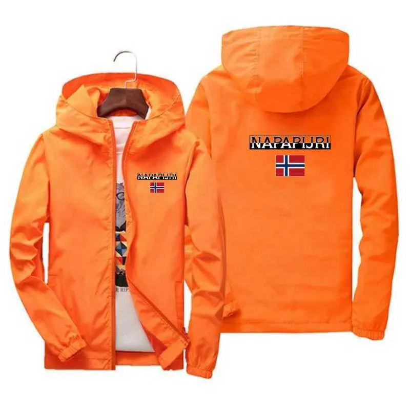 Polyester Facile Entretien Blouson Aviateur Homme HOOD CREW - Léger Coupe- Vent - Polyester - Poches Zippées - Printemps/Automne - Taille S à 3XL Blouson Moto Homme