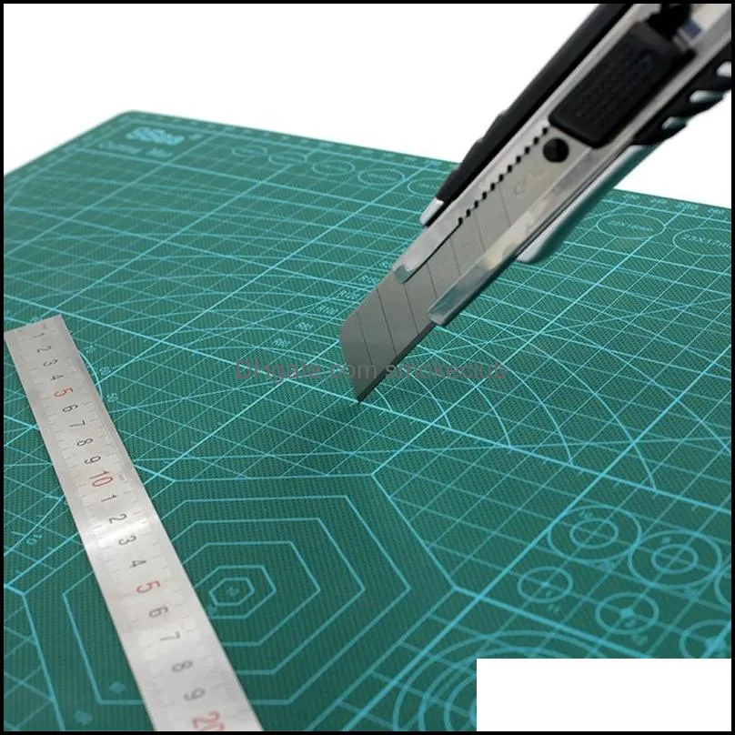 A4 3mm PVC Cutting Mat Cutting Pad Patchwork Tools Cut Pad DIY Tool Design Engraving Model Board Scale Plate Double-sided Self-healing