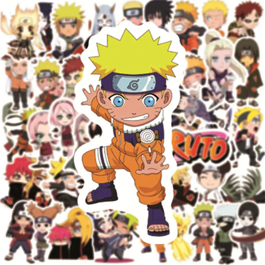 Naruto Anime Stickers (10 or 40 pcs) - Skateboard - QUICK SHIP!