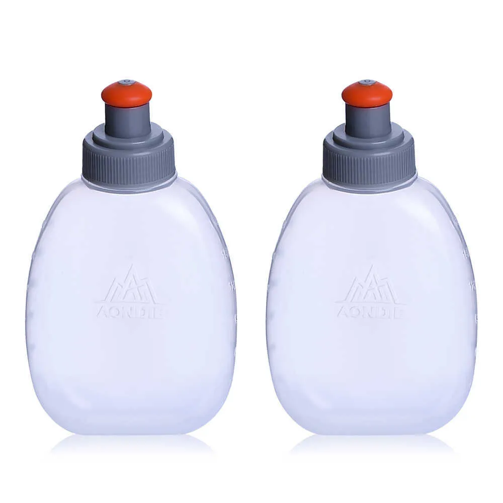 AONIJIE 2 PCS Borraccia per idratazione Borraccia per cintura da corsa Borraccia sportiva senza BPA per campeggio Maratona ciclistica 170ML / 250ML Y0915