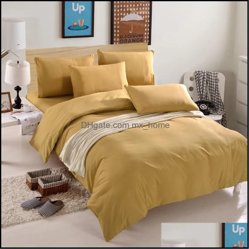 Bedding Sets Set Solid Colour King Size Custom