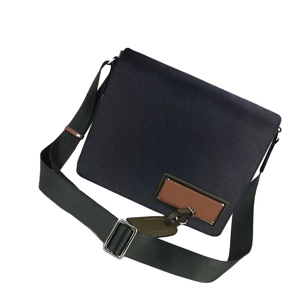 Luxe ontwerpers Mens Messenger Bags Fashion Leather Outdoor met ornamenten Crossbody tas man document opslagzak handtas