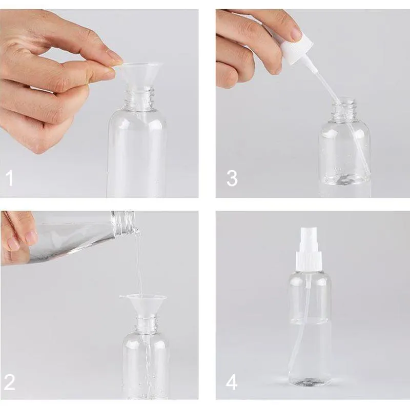 Flacone spray da viaggio, 100 ml di plastica Italia