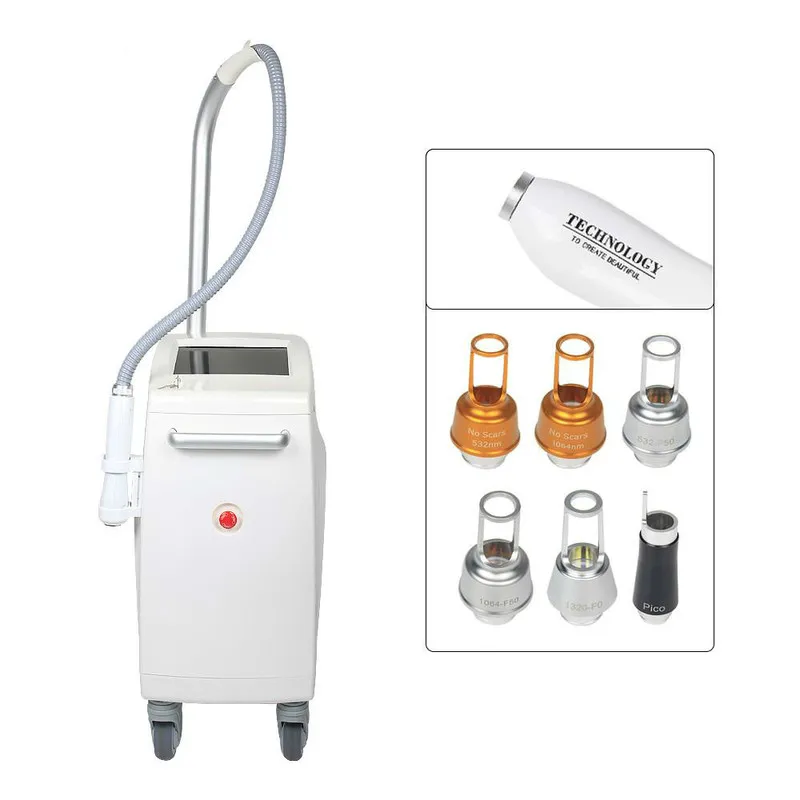 IPL Machine Picosecond Laser With 6pcs Replacement Heads Freckle All Color Pigment Removal Beauty Equqipment Accept OEM/ODM order