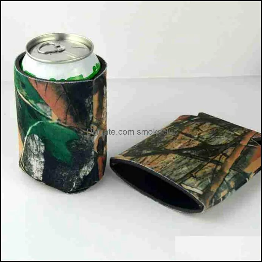 Can Beer Insulators Neoprene Beverage Cooler Collapsible Cola Soda Bottle Koozies Stubby Holders Beer Cooler Bags Can Sleeve CYZ2633