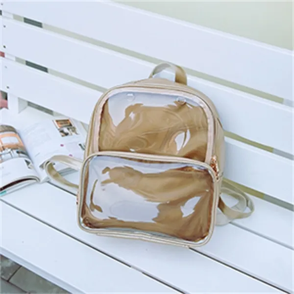 Fashion Ita Teenage Girls BagsNew Cute Clear Transparent Women Backpacks Color Itabag Schoolbags for School Backpack X0529