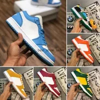designer men women running shoes SB Low Pro QS single and double hook cashew flower ice cream sneakers brand leather topSenakers Luxury