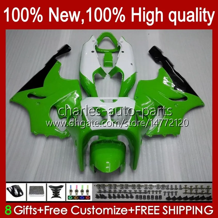 Carrosserie Carrosserie Pour KAWASAKI NINJA ZX-750 usine vert nouveau ZX7R ZX750 ZX 7 R ZX 750 28HC.4 ZX 7R 1996 1997 1998 1999 2000 2001 2002 2003 ZX-7R 96 97 98 99 00 01 02 03 OEM Fair ing