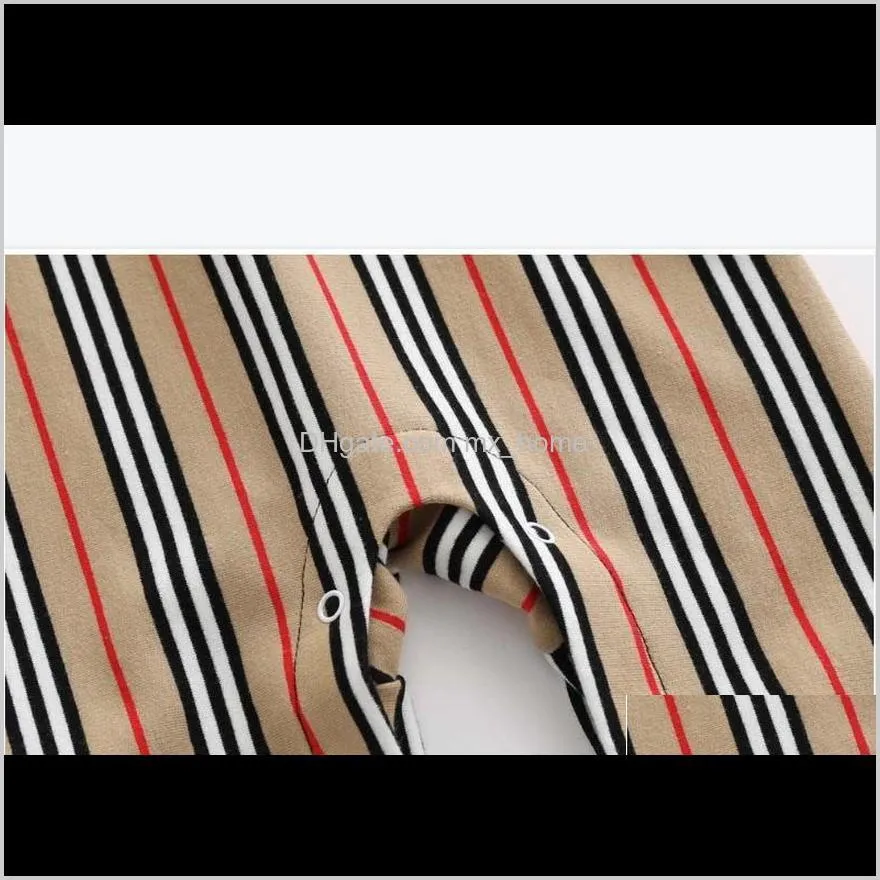 2021 new baby striped rompers spring autumn baby long sleeve jumpsuits toddler cotton onesies kids rompers