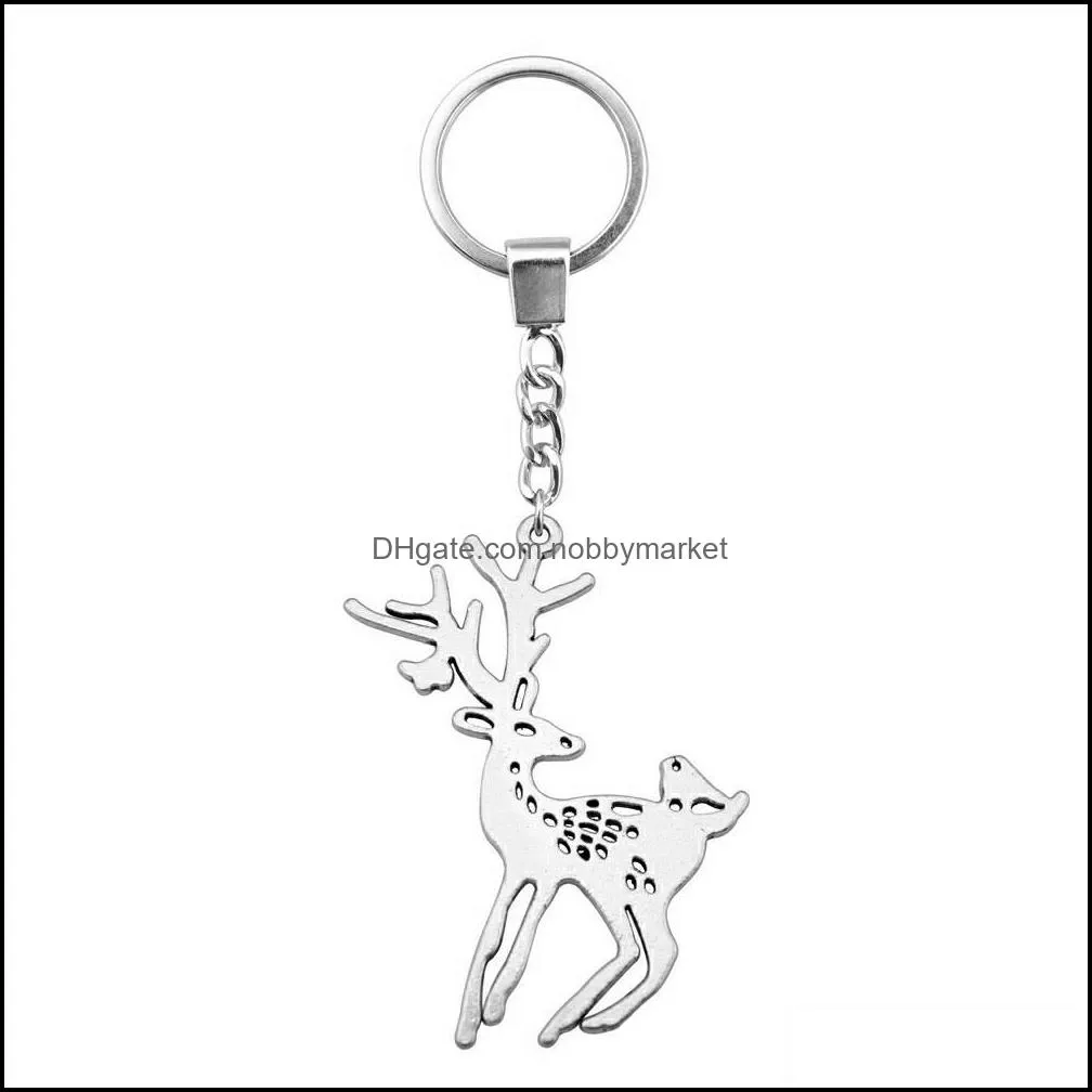 New User Gift Cute Keychain Car Key Chain 1Pcs Christmas Pendant Accessories