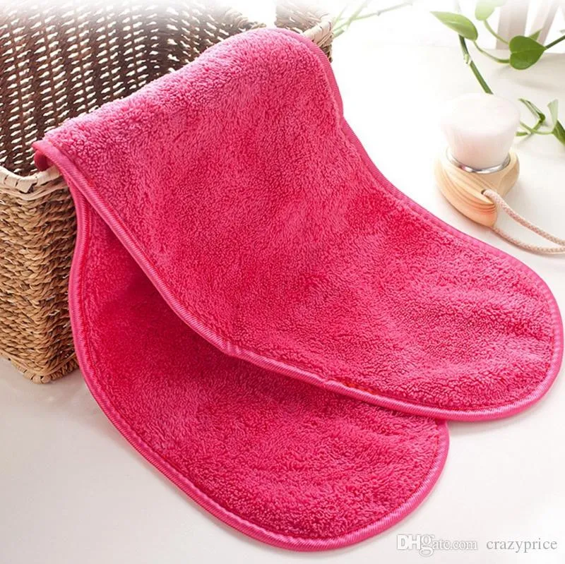 Microfiber Handdoek Dames Makeup Remover Herbruikbare Make Up Handdoeken Gezicht Reinigingsdoek Schoonheid Reiniging Accessoires Groothandel Groothandel WLLL733