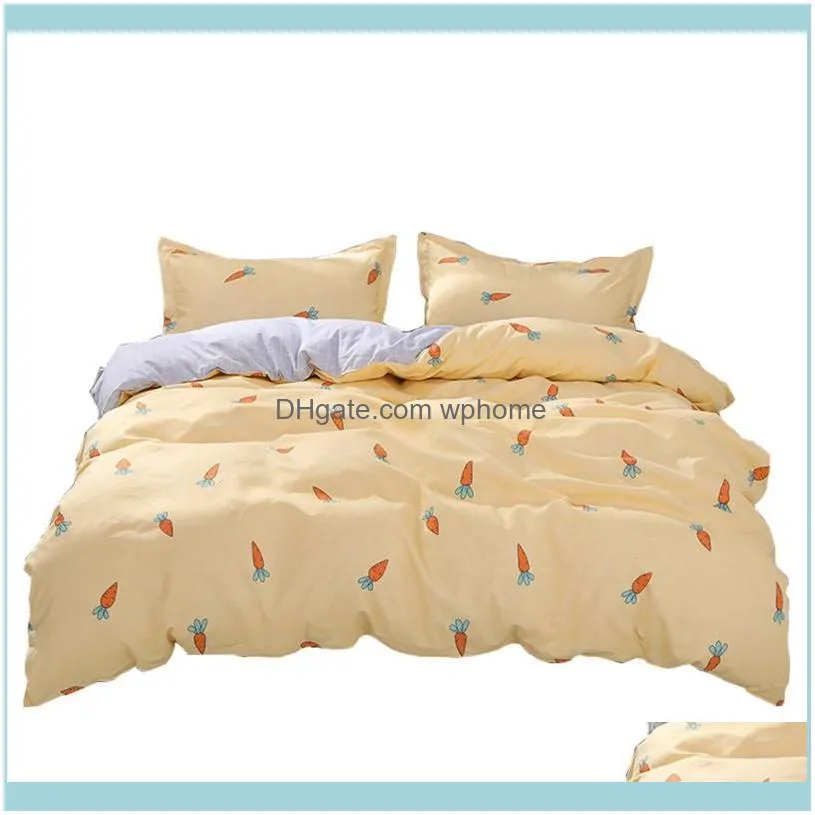 Bedding Sets 2021 Single Double Queen King Size Bedclothes Quilt Covers 3pcs Set Duvet Cover Bed Sheet Pillowcase1