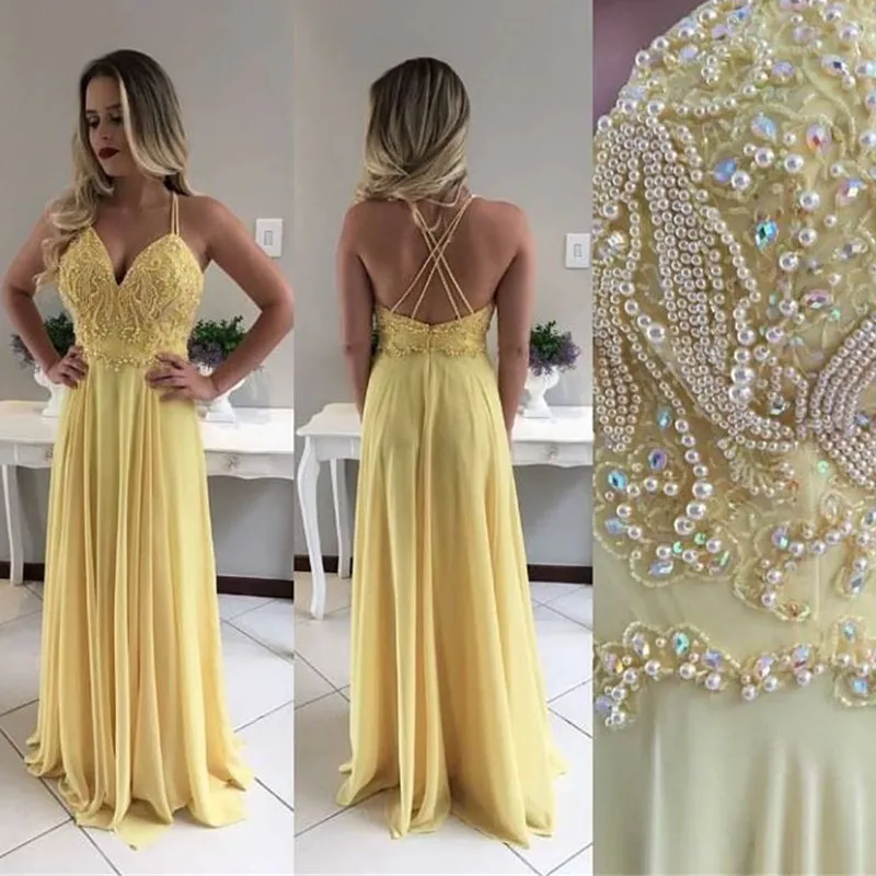 Abiti da sera con scollo a V Plus Size Illusion Eleganti abiti da sera con paillettes arabe di Dubai