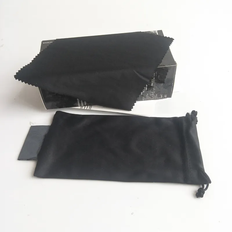 Lot De Pochettes Souples De Protection Pour Lunettes De Soleil - Tissu Noir, Réglables, Neuf Avec étiquettes