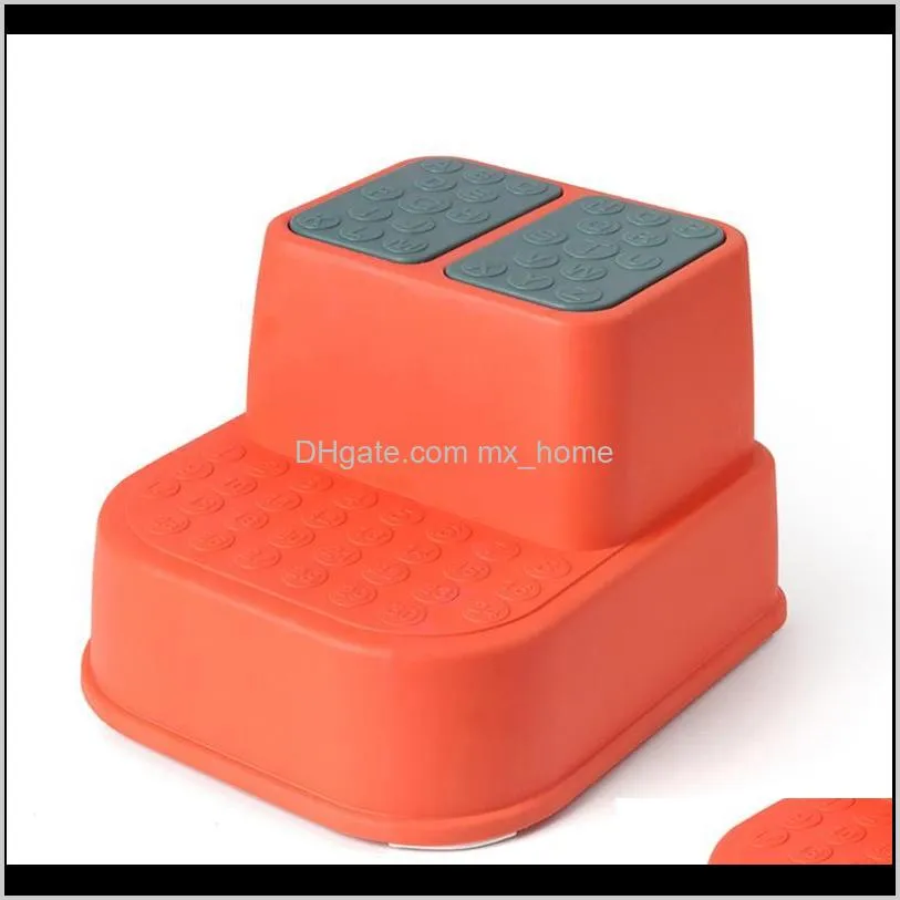 multi-function step stool anti-slip thicken footstool single/double layers stool for kids children hks99