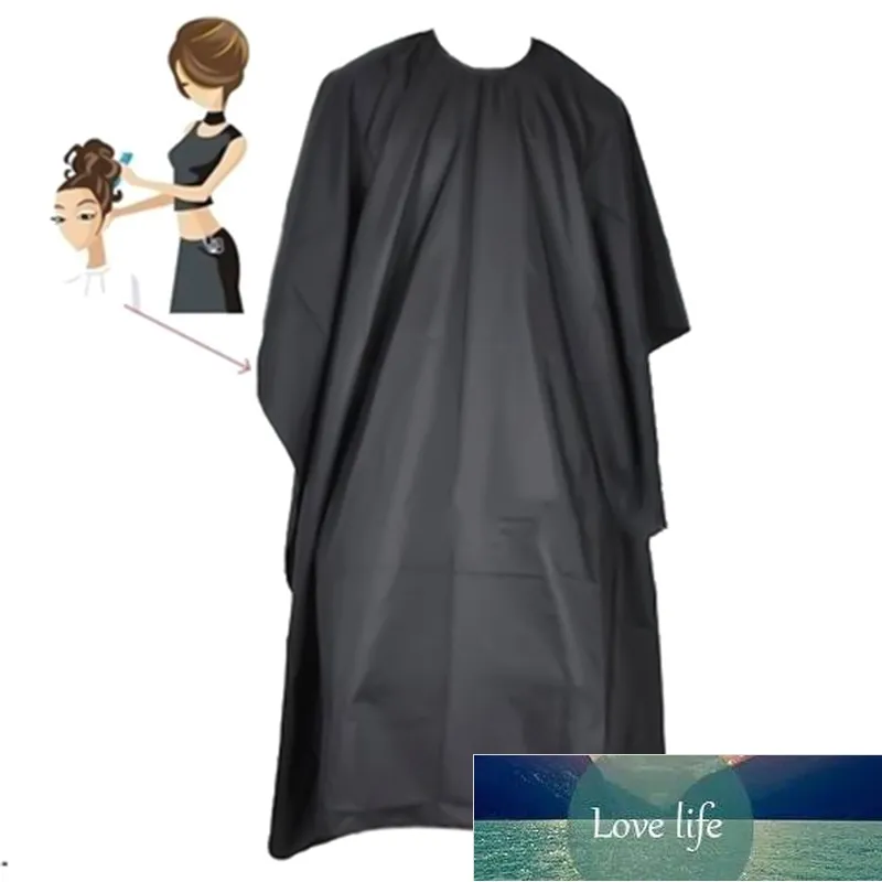 Svart vattentät frisör vuxen barn cape kappa unisex hår skärning färgning förkläde wrap kläder för salong barber styling verktyg fabrikspris expert design kvalitet kvalitet