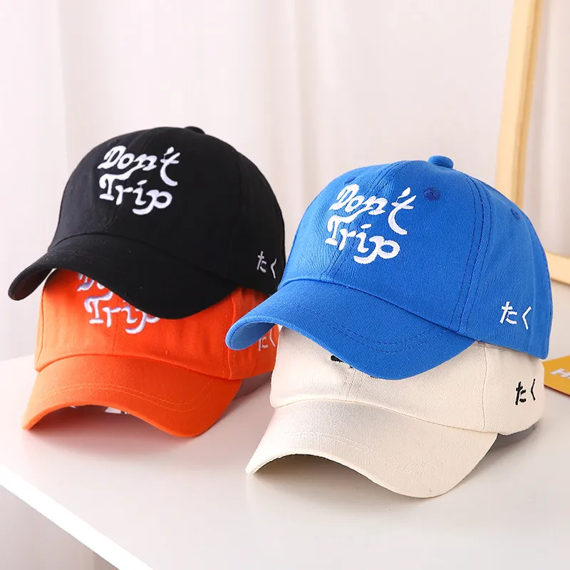 Cappello da viaggio per bambini Boy girl Snapback Berretti da baseball Unisex Primavera Moda Casual Cappelli hip-hop Cappellino per bambini in osso