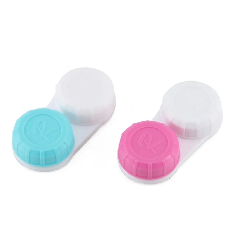 Invisible Duplex companion box Case Lenses case Glasses Color Double-Box Lens Cases Container Eyewear Accessories two colors