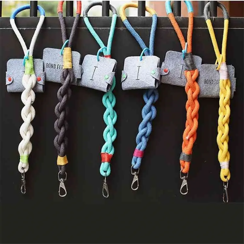 Pet Products Dog Leash For Medium Large Dogs Leashes Cotton Dog Leash Rope Pets Lead Dog-Collar Harness Running Leashes 210729