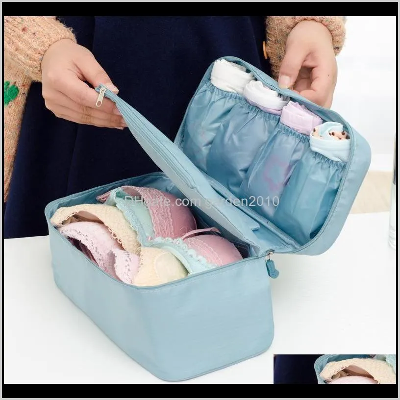 women`s storage bag travel necessity accessories underwear clothes bra organizer cosmetic makeup pouch case