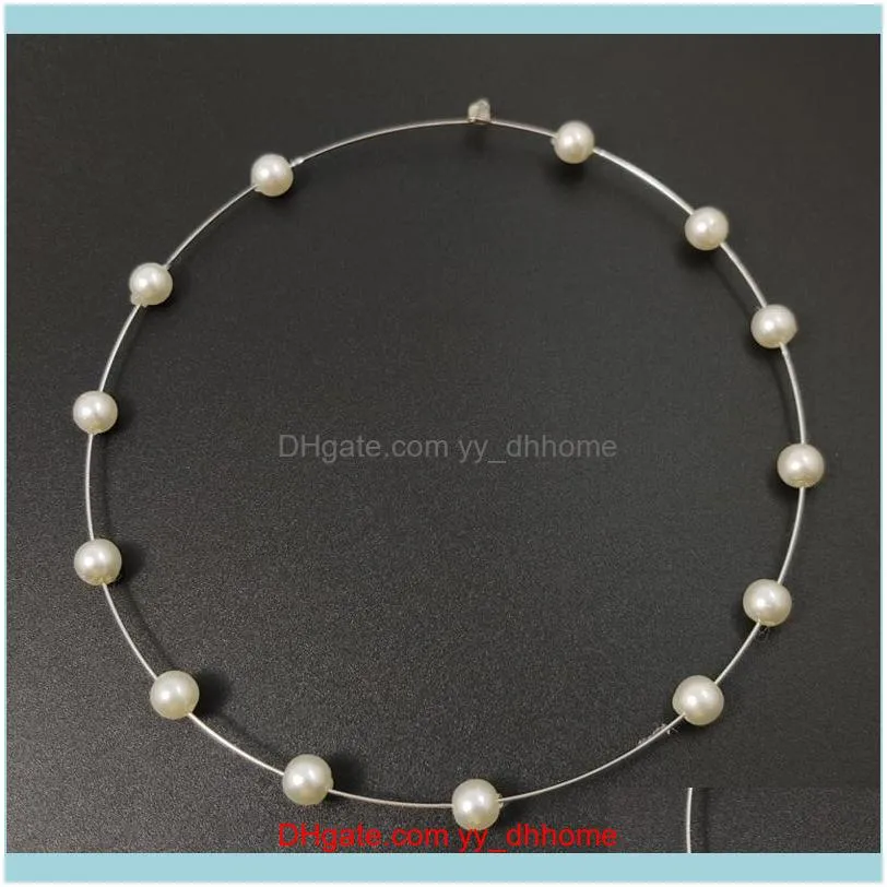 Boho Imitation Pearl Round Circle Hoop Earrings Women Girls Big Earring Korean Jewelry Statement Gift & Huggie