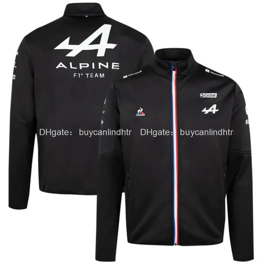 2021 Nova Alpine Team F1 Jaqueta Fórmula 1 Moletom com Capuz F1 Roupas Primavera e Outono Suéter com Zíper