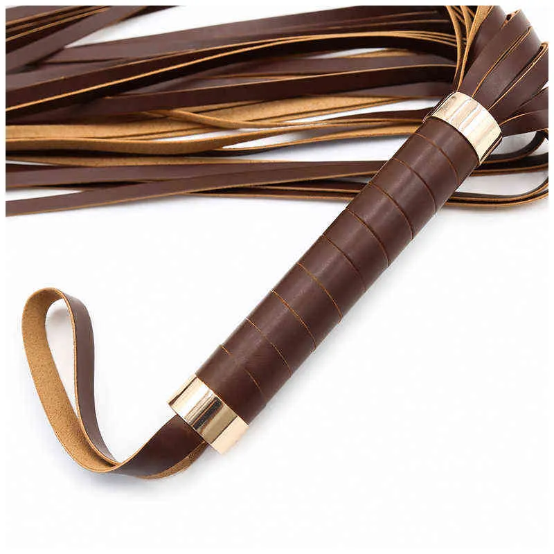 Adult Toys NXY Bondage Flogger Flirting PU Leather Whip Bdsm Spanking Tassel Restraints Sex For Couples Woman_voghion.com