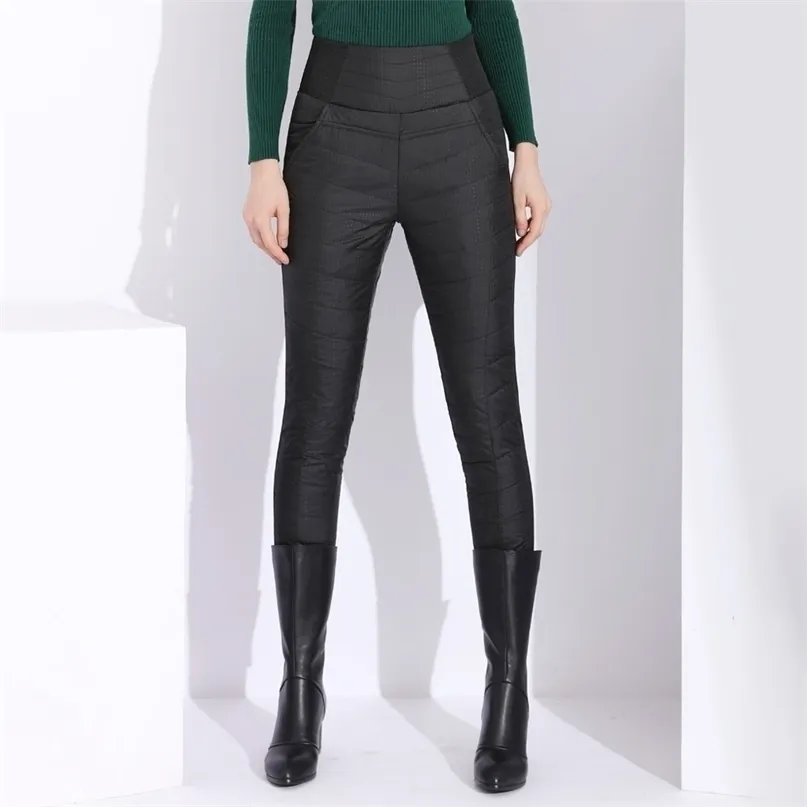 Garemay теплые брюки для женщин классические брюки женские плюс размер осень зима женские с высокой талией черный 21115