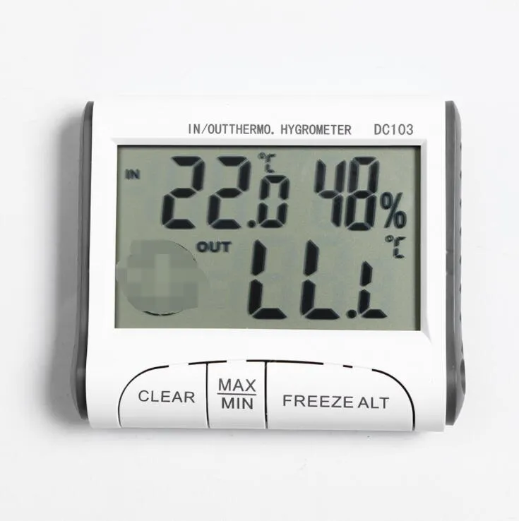 Updated Digital LCD Thermometer Hygrometer Temperature Humidity tester Indoor Meter Monitor 2 Styles