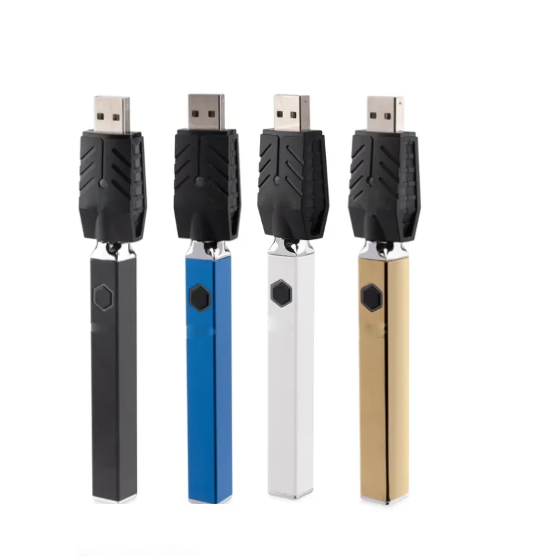 SQUARE Preheat 500mah Battery Charger Kit Variable Voltage Preheat Bud